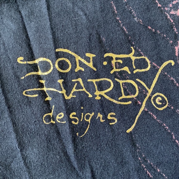 ❤️ Ed Hardy by Christian Audigier Eagle Tee Size Large NWOT - Picture 8 of 12